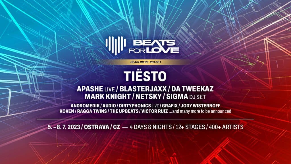 Beats for Love 2023 Tiësto Ostrava