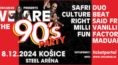 We Are The 90's – Košice se ponoří do nostalgie 90. let